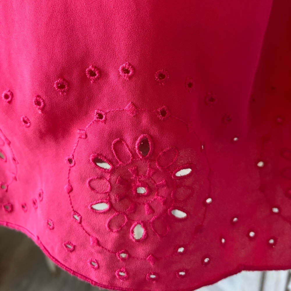 2 for 1 Deal LOFT ANN TAYLOR Sleeveless Blouses Fuchsia Pink Black&White cottage - Picture 6 of 16